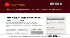 Desktop Screenshot of pressurewashertoday.com